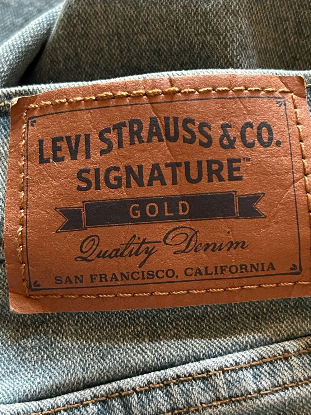 Levi Strauss Signature‎ Gold Relaxed Straight Jeans Men’s 36x36 Stretch Denim